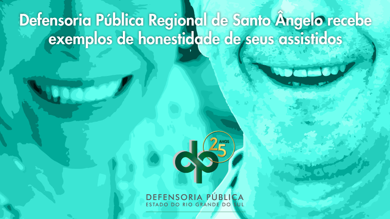 Santo Ângelo (RS) – A Defensoria Pública Regional de Santo Ângelo (DPR) recebeu, no início deste mês, dois exemplos de honestidade vindos de seus assistidos. Uma moradora de Santo Ângelo havia, com o auxílio da Defensoria Pública, solicitado medicamentos