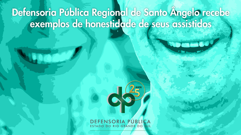 Santo Ângelo (RS) – A Defensoria Pública Regional de Santo Ângelo (DPR) recebeu, no início deste mês, dois exemplos de honestidade vindos de seus assistidos. Uma moradora de Santo Ângelo havia, com o auxílio da Defensoria Pública, solicitado medicamentos 