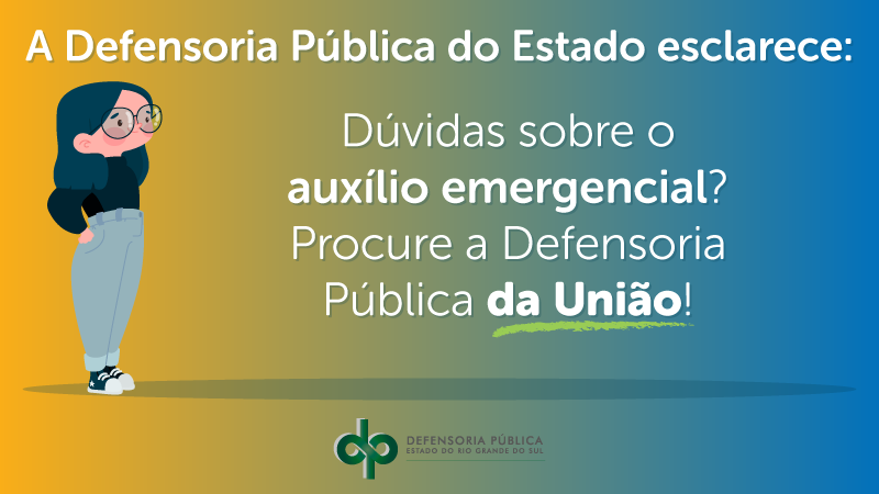 Aviso de utilidade pública sobre o auxílio emergencial do Governo Federal