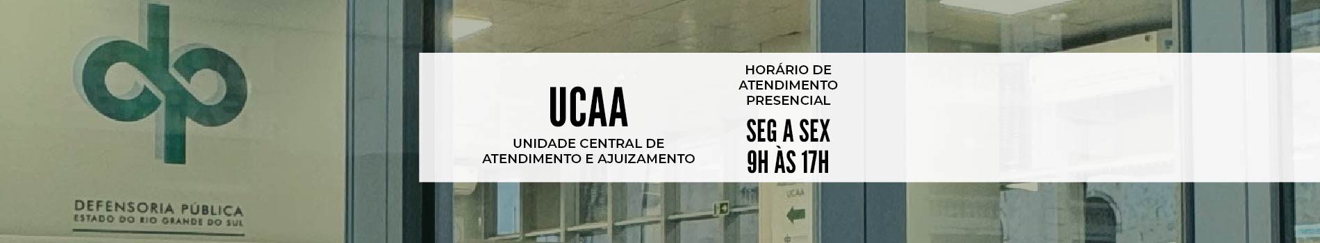 Horario de atendimento presencial das 9 as 17 de segunda a sexta
