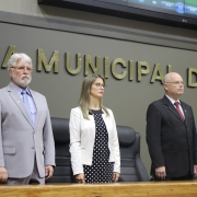Defensora pública prestigia posse do novo presidente da Câmara Municipal de Porto Alegre