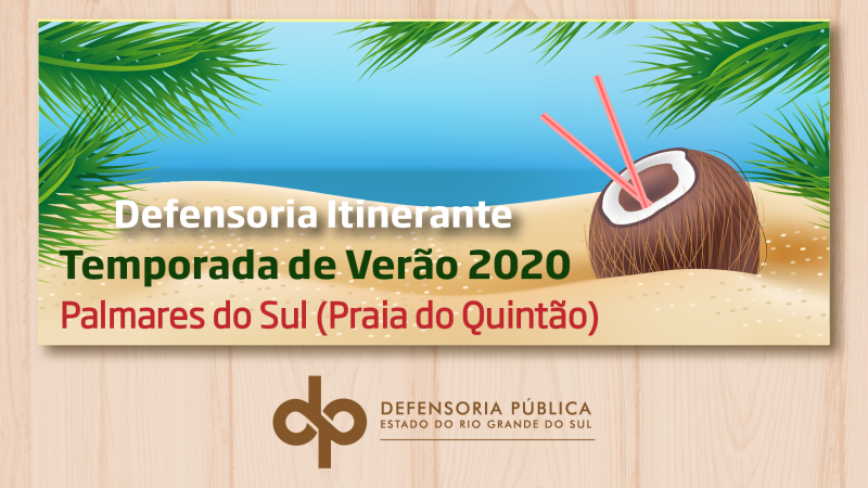 Seguindo pelo litoral, Praia do Quintão será o quarto destino do projeto Defensoria Itinerante – Temporada de Verão 2020
