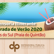 Seguindo pelo litoral, Praia do Quintão será o quarto destino do projeto Defensoria Itinerante – Temporada de Verão 2020