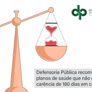 Defensoria Pública recomenda aos planos de saúde que não exijam carência de 180 dias em casos urgentes