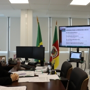 Evento foi realizado de maneira online, transmitido pela internet, através do Facebook da Federasul