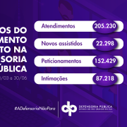 Mais de 200 mil atendimentos e aumento nos pedidos de pensão: como foram esses 100 dias de pandemia na Defensoria Pública