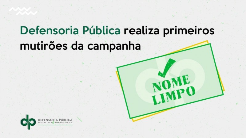 mutirões nome limpo