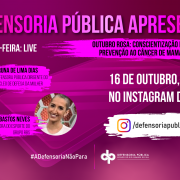 Alice Bastos Neves vai participar de live da Defensoria Pública