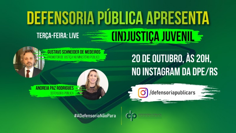 live injustiça juvenil