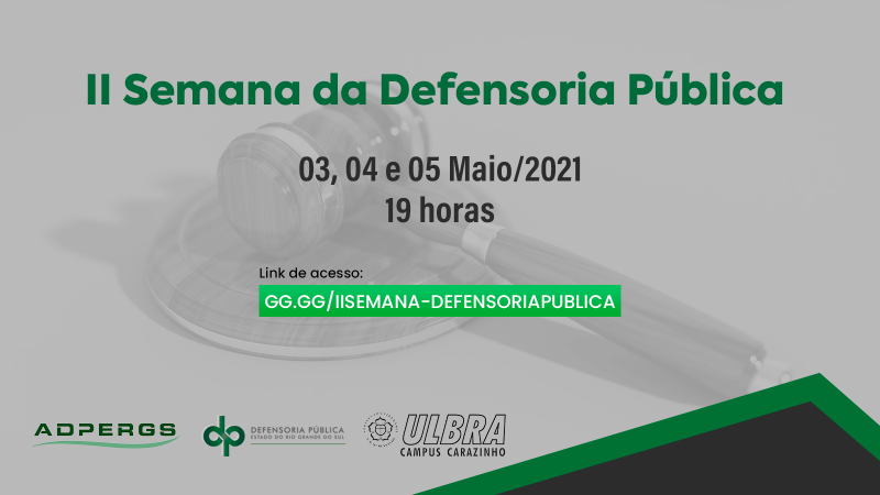 O evento será realizado de forma online, aberto ao público