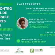 O evento será online, como ocorreu no ano passado, em razão da pandemia de covid-19