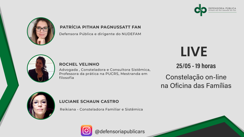 Durante o encontro, será debatido o que é a constelação familiar e quais os seus benefícios