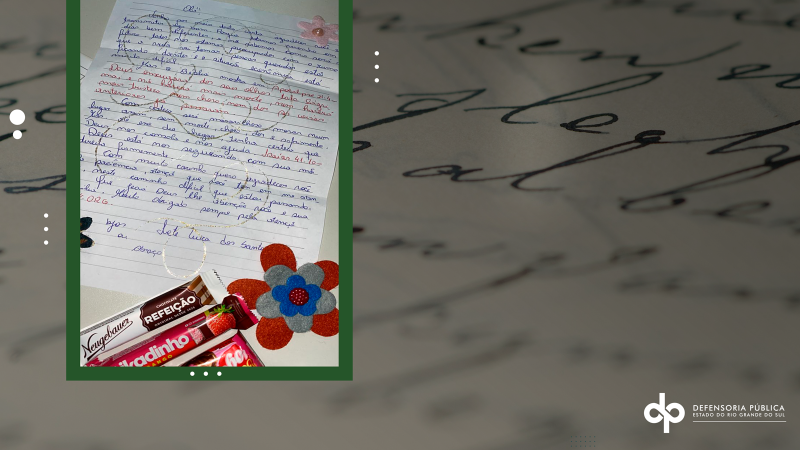 Carta foi endereçada aos estagiários, técnicos e ao defensor público Filipe Morais Silva