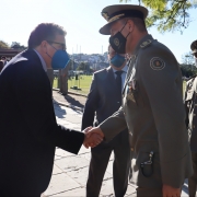 Defensor Público Geral Antonio Flávio de Oliveira momentos antes da passagem de comando