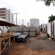 Obras da nova sede da DPE/RS, em Uruguaiana