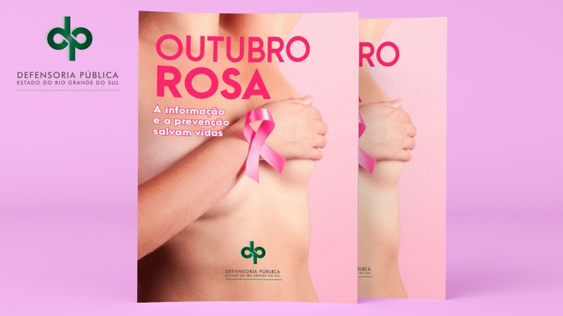 DPE/RS lança nova edição da cartilha do Outubro Rosa