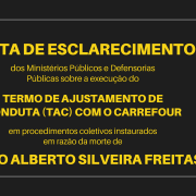 Em 11 de junho de 2021, aproximadamente 6 meses após a morte de João Alberto, foi assinado o TAC