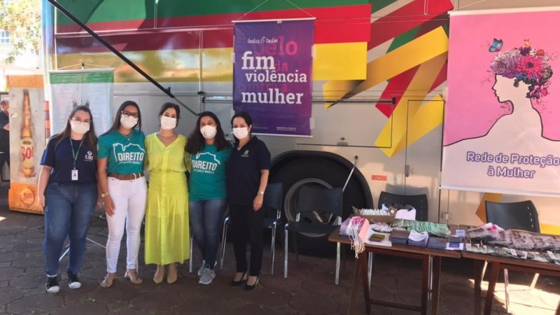 Ação integrada pelos direitos das mulheres é realizada em Santo Ângelo