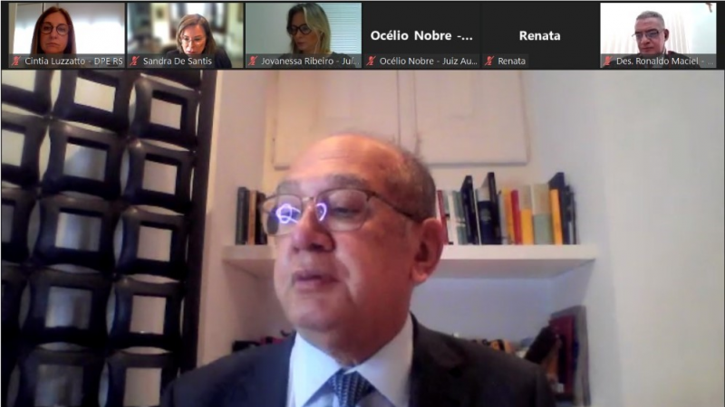 Audiência foi conduzida pelo ministro Gilmar Mendes