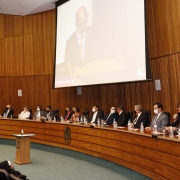 Evento contou com cerca de 100 líderes e representantes dos Três Poderes, de associações civis e de classe