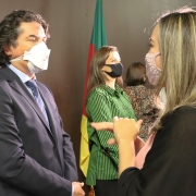 DPE/RS na cerimônia de posse da nova diretora do Foro da Comarca de Porto Alegre