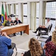 Defensor público Cristiano Bertuol participou do evento