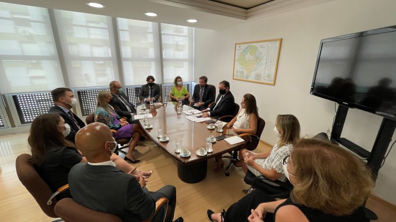 Encontro ocorreu na tarde desta quarta-feira (9) no Pal&aacute;cio da Justi&ccedil;a. 