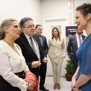 O defensor público-geral do estado e a subdefensora para assuntos institucionais acompanharam a cerimônia
