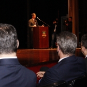 Considerada a maior honraria concedida pelo Legislativo gaúcho, a homenagem foi proposta pelo deputado Frederico Antunes