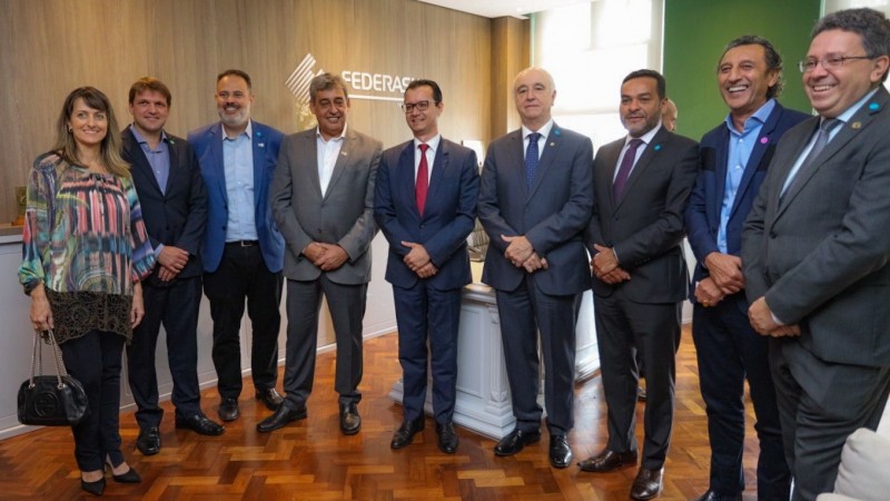 O evento contou com a participa&ccedil;&atilde;o do atual prefeito de Porto Alegre, Sebasti&atilde;o Melo. 