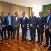 O evento contou com a participa&ccedil;&atilde;o do atual prefeito de Porto Alegre, Sebasti&atilde;o Melo. 