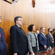 O defensor público-geral, Antonio Flávio de Oliveira, esteve presente na sessão extraordinária ocorrida na tarde passada (31)). 