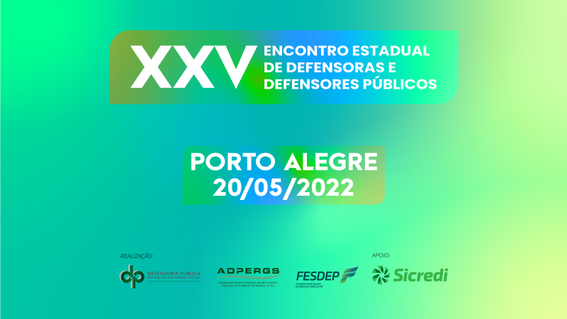 O evento presencial ocorrerá em dois locais