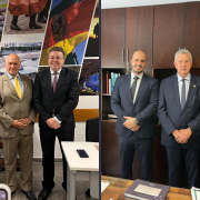 Presidente da ADPERGS esteve junto na visita