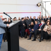 A defensora pública-geral do estado, em exercício, Rafaela Consalter, participou da cerimônia de inauguração