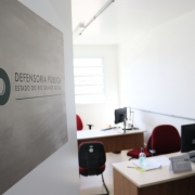 Sala da Defensoria Pública no NUGESP