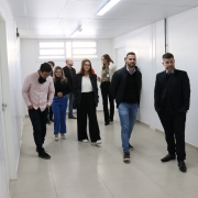 A visita foi coordenada pela diretora-geral do NUGESP, Rita Leonardi, e pelo diretor executivo, Tiago Dal Pizzol