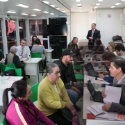 Cinco locais diferentes e mais de 450 pessoas atendidas ou orientadas