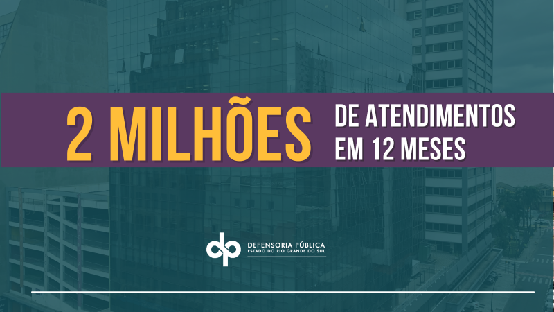 Foram dois milhões de atendimentos entre setembro de 2021 e setembro de 2022