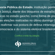 A fraternidade e a paz social devem ser estimuladas, com absoluto respeito pelo resultado das eleições presidenciais