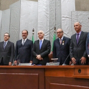 Descerramento da fotografia do Desembargador Aminio Jose Abreu Lima da Rosa