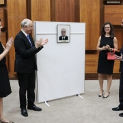 Descerramento da fotografia do Desembargador Aminio Jose Abreu Lima da Rosa