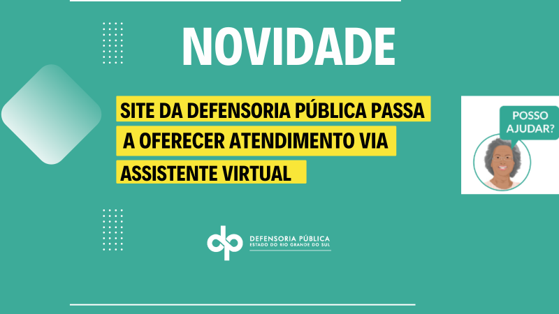 Chatbot já está em operação no site www.defensoria.rs.def.br