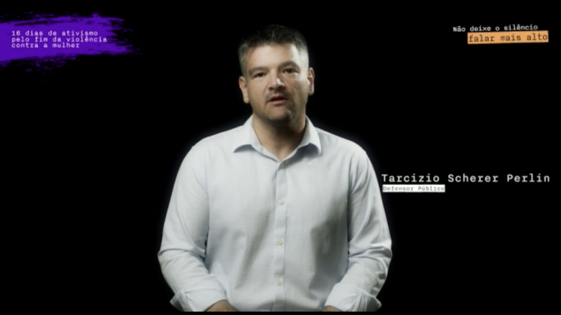 Defensor público Tarcizio Scherer Perlin