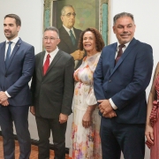 Defensora Pública-Geral em exercício, Melissa Torres Silveira, esteve presente na cerimônia de posse do governador eleito do Rio Grande do Sul