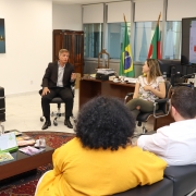 Secretário Estadual de Justiça, Cidadania e Direitos Humanos visita sede da DPE/RS