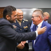 Subdefensor Público-Geral para Assuntos Jurídicos, Alexandre Brandão Rodrigues, e ex-governador do RS, Ranolfo Vieira Junior
