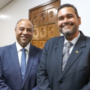 Delegado Fernando Antônio Oliveira Sodré e Subdefensor Público-Geral para Assuntos Jurídicos, Alexandre Brandão Rodrigues