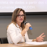 O evento no qual os dados foram apresentados também trouxe debates e relatos de experiências sobre o tema violência policial