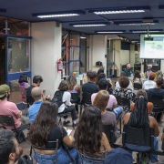 Conversa aconteceu com alunos da Escola de Administração da UFRGS